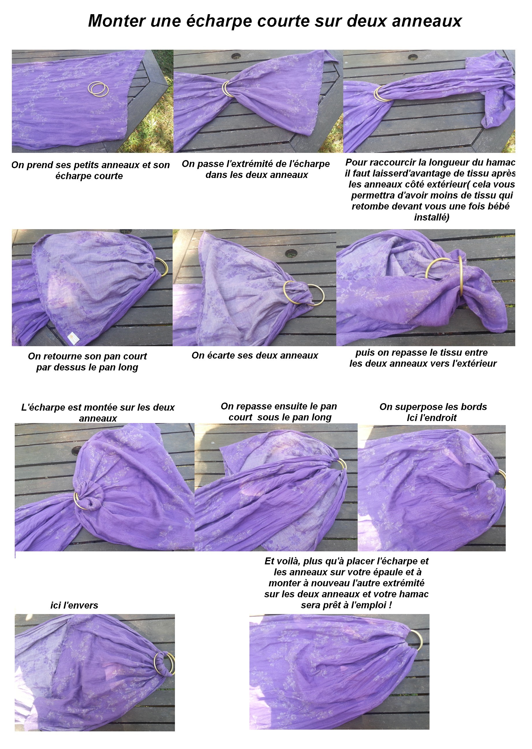 comment coudre une echarpe de portage